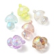 Perles en acrylique transparente plaquées UV OACR-B020-06-1