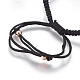 Fabbricazione di braccialetti di perline intrecciati con corde di nylon BJEW-F360-FRG08-3