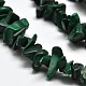 Chip Natural Malachite Beads Strands G-N0134-27-1