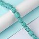 Chapelets de perles en turquoise synthétique G-F743-02M-2