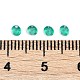 Facettierte natürliche grüne Onyx Achat (gefärbt und erhitzt) Cabochons&nbsp;G-I295-05C-07-3
