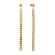 Chain Necklaces & Bracelet & Dangle Earring Sets SJEW-JS01119-7