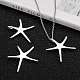 Brass Starfish/Sea Stars Pendants KK-BB11654-5