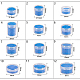プラスチックビーズ収納ケース  シードビーズ容器  コラム  透明  5.6x3.4cm  容量：50ミリリットル  12個/箱 CON-BC0004-22A-56x34-7