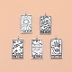 5pcs 5 pendentifs en alliage de style tibétain PW-WG23267-01-1
