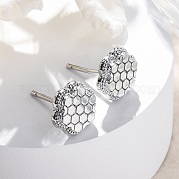 Латунь серьги EJEW-D288-15P
