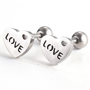 Серьги-штанги для хрящей из нержавеющей стали 201 EJEW-R147-28