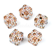 Ручной полимерной глины шариков Rhinestone CLAY-T022-03E