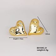 Модные милые серьги-сердечки для индивидуального подбора WX1077-17