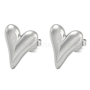 Серьги-гвоздики из нержавеющей стали 304 EJEW-M233-18P