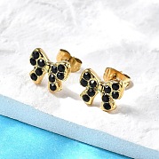 Серьги-гвоздики из нержавеющей стали 304 EJEW-F361-14G