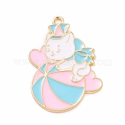 Подвески из эмали и сплава ENAM-M055-04G-01