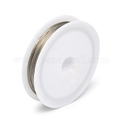 Hilo de joyería para hacer tú mismo resistente al deslustre, alambre de cola de tigre de colores, acero inoxidable recubierto de nylon, crudo, 28 diámetro (0.3 mm), aproximadamente 164.04 pie (50 m) / rollo