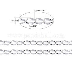 Chaînes gourmettes en laiton&nbsp;CHC-L014B-01P