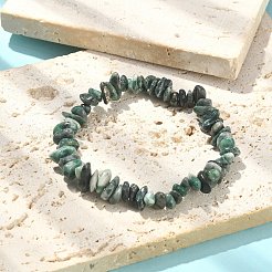 Braccialetti elasticizzati con perline di diaspro naturale del Sud Africa&nbsp;BJEW-JB09476-02