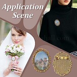 DIY Brosche machen Kits&nbsp;DIY-PH0032-29AG