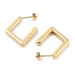 Orecchini a bottone in acciaio inossidabile 304 per donna&nbsp;EJEW-K283-11G
