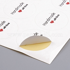 Selbstklebende Kraftpapier-Geschenkanhänger&nbsp;DIY-D028-02E-02