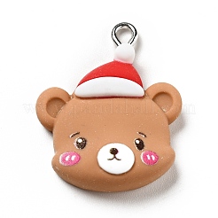 Weihnachtsanhänger aus undurchsichtigem Harz&nbsp;RESI-G043-B08