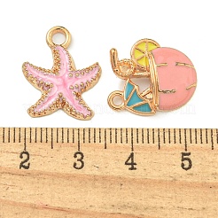 Colgantes de esmalte de aleación de tema de verano&nbsp;FIND-U010-05