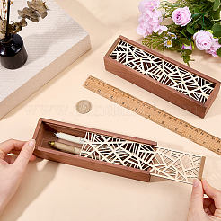 Estuche de madera para bolígrafos&nbsp;AJEW-WH0709-527D