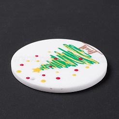Pendentifs acryliques de noël&nbsp;SACR-G018-02B