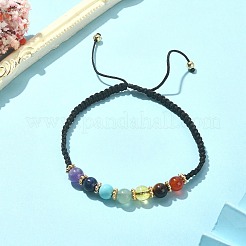 Braccialetti di perline intrecciati di gemme miste naturali e sintetiche&nbsp;BJEW-TA00325