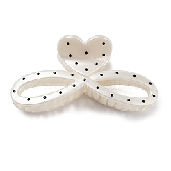 Schöne Haarspangen aus PVC mit Tupfen&nbsp;PHAR-S001-02A