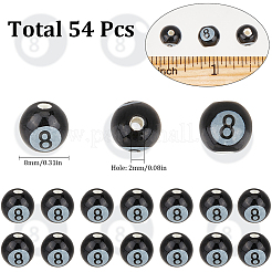54 Stück runde&nbsp;PORC-SC0001-09