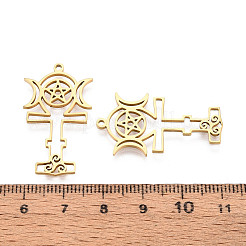 Pendenti cavi in acciaio inossidabile 304&nbsp;STAS-T070-04G