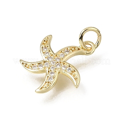 Messing micro pave klar zirkonia charme&nbsp;CU-L001-11G-01