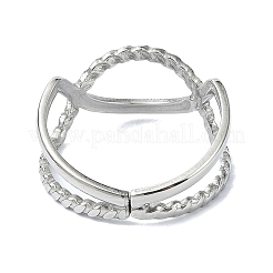 Offene Manschettenringe aus Edelstahl 304&nbsp;RJEW-M019-55P