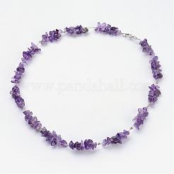 Chip gemma naturale collane&nbsp;NJEW-JN01795
