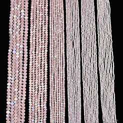 Chapelets de perles en verre transparente  &nbsp;EGLA-A044-T6mm-MB22