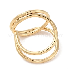 Ionenplattierung (IP) 304 Edelstahl Fingerringe für Frauen&nbsp;RJEW-G315-01G