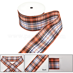 2 rouleau de ruban polyester à motif tartan 2 couleurs&nbsp;OCOR-GF0005-36