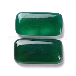 Perles d'agate onyx vertes teintées et chauffées naturellement&nbsp;G-M379-19