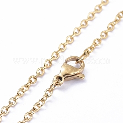 Colliers pendentifs en acier inoxydable 304&nbsp;NJEW-E147-08G