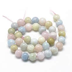 Naturperlen Stränge morganite&nbsp;G-R446-8mm-07