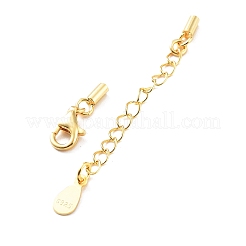 925 rallonge de chaîne gourmette en argent sterling&nbsp;STER-G039-01B-G