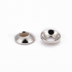 Messing kleinen Wulst Kappen & Kegel Perlen&nbsp;X-KK-O043-04P