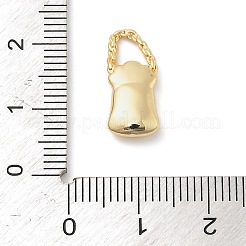 Pendentifs avec zircon cubiques à micro-pavés en laiton&nbsp;KK-I380-18G