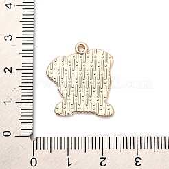 Anhänger aus Emaille mit Tierwelpen&nbsp;FIND-V001-03G-06