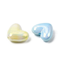 Perline acriliche opache con placcatura uv&nbsp;OACR-Z040-01B
