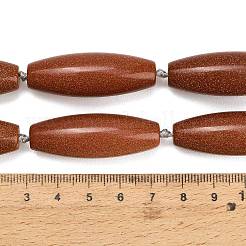 Chapelets de perles en goldstone synthétique&nbsp;G-L654-G21-01B