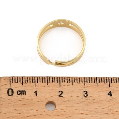 Rohlinge aus Messing für Fingerringe&nbsp;KK-A272-05G