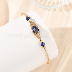 Bracelet jonc ouvert en laiton&nbsp;BJEW-JB14303