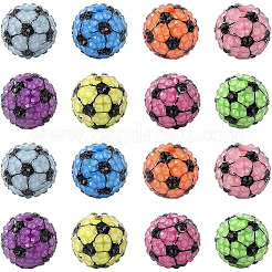 30 Stück Sport-Strassperlen aus Kunstharz&nbsp;OACR-SC0002-29