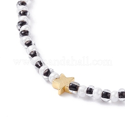 Ensemble de colliers pendentif étoile et lune pour adolescente femme&nbsp;NJEW-JN03738-01