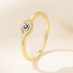 Böse Augen 925 Sterling Silber Micro Pave Zirkonia Fingerringe für Damen&nbsp;FS-WG42376-06